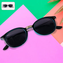 Sky Blue UV Protected Round Sunglasses, classic Sunglasses for Men & Women