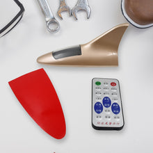 Solar Shark Fin LED Signal Antenna Light for Car Roof Decoration