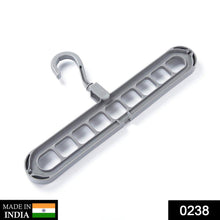 Space saving hanger wardrobe