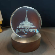 3D Crystal Ball Night Light for Bedroom & Home Decoration Gift (1 Pc)