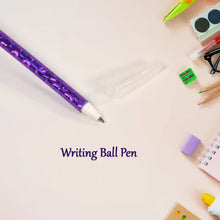 FASHION ROSE FLOWER & STAR DESIGN BALL PEN SMOOTH WRITING ( SET OF 5PC)