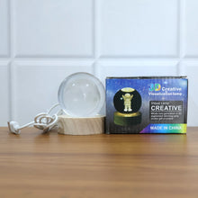 3D Crystal Ball lamps With Base (1 Pc / Mix Design)