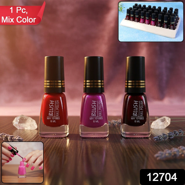 Premium Blush Nail Polish (1 Pc, Mix Color, 6 ml)