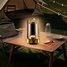 Crystal Lantern Table Lamp Rechargeable Cordless LED Light with 3 Colors 1 Pc