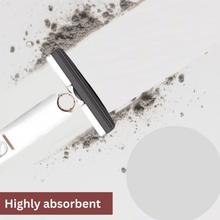 Portable Self-Squeeze Short Mop, with 1 Cotton Head, Bathroom Kitchens Table