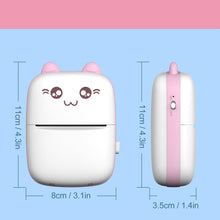 Pocket Mini Bluetooth Thermal Printer Wireless Smart Printer for Photos (Includes 1 Roll Paper)