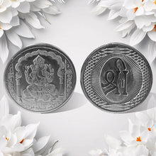 Ganesh Ji, Silver color Coin for Gift (1 Pc / Silver)