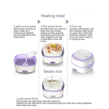 Electric Lunch Box Portable Food Warmer Food Heating Lunch Box  for Car, Truck, office