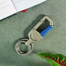 Premium Metal Keychain Carabiner Clip Hook with Dual Key Rings (1 Pc)