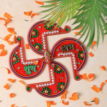 Acrylic Swastic Shubh Labh Decor