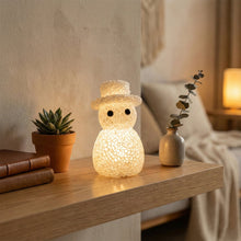 Snowman-Shaped Decorative LED Night Lamp (1 Pc)