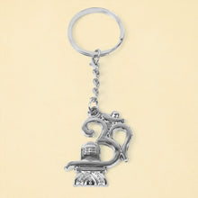 Shivling Trishul Metal Keychain Set (5 Pc Mix Design)