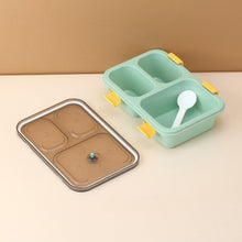 Plastic Lunch Box for Kids, Lunch Box (3 Compartment Lunch Box)