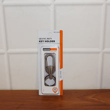 Premium Metal Keychain Carabiner Clip Hook with Dual Key Rings (1 Pc)