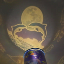 LED Projector Night Light – 3 Battery Lamps (1 Pc, Battery Not Included)